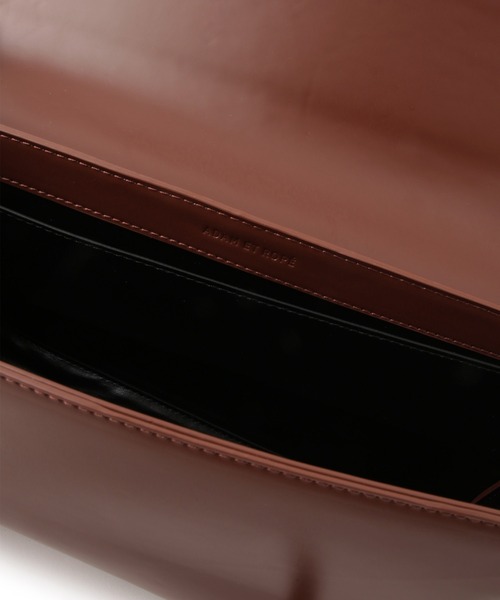 ADAM ET ROPE'（アダムエロペ）の「フラップロングハンドルバッグ（ショルダーバッグ・レディース・ブラック/ブラウン・FREE）」の13枚目の写真