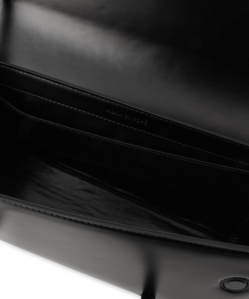 ADAM ET ROPE'（アダムエロペ）の「フラップロングハンドルバッグ（ショルダーバッグ・レディース・ブラック/ブラウン・FREE）」の16枚目の写真