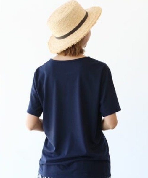 sanpo kuschel（サンポクシェル）の「北欧の香漂う花束トップス（Tシャツ/カットソー・レディース・ネイビー・FREE）」の14枚目の写真