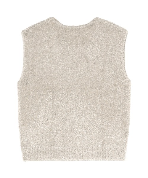 Pitta Re:)（ピッタリ）の「【Pitta Re:)】 ニット シャイニーフェザー Vネックベスト（ニット/セーター・レディース・シルバー/ゴールド・L/M）」の12枚目の写真