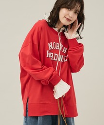 Green　Parks | カレッジロゴ裏毛チュニック(チュニック)