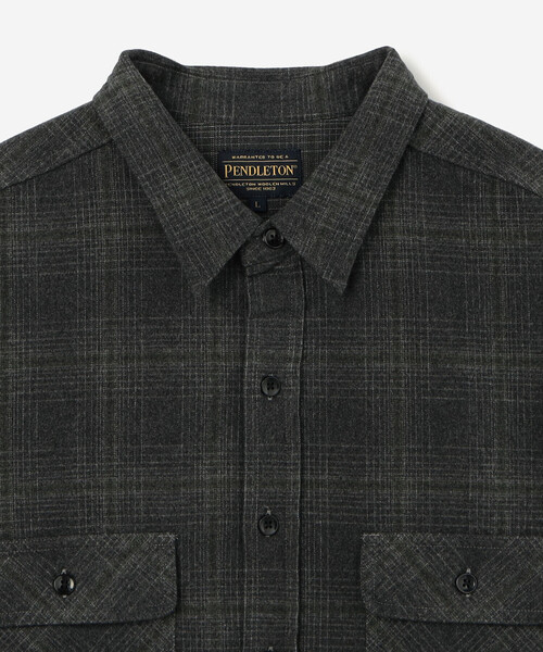 PENDLETON（ペンドルトン）の「PENDLETON |〈別注〉 レギュラーカラー チェックシャツ MEN（シャツ/ブラウス・メンズ・オレンジ/ブラウン/グレー・M/L/S）」の10枚目の写真