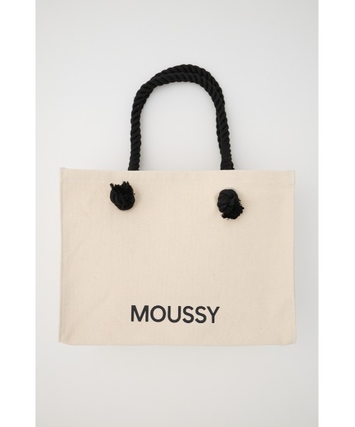MOUSSY（マウジー）の「MOUSSY SOUVENIR CANVAS バッグ（トートバッグ・レディース・ホワイト/グレー/ブラック・FREE）」の4枚目の写真