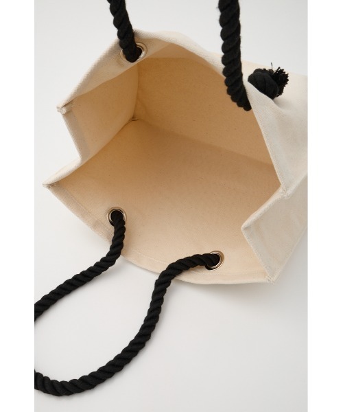 MOUSSY（マウジー）の「MOUSSY SOUVENIR CANVAS バッグ（トートバッグ・レディース・ホワイト/グレー/ブラック・FREE）」の9枚目の写真
