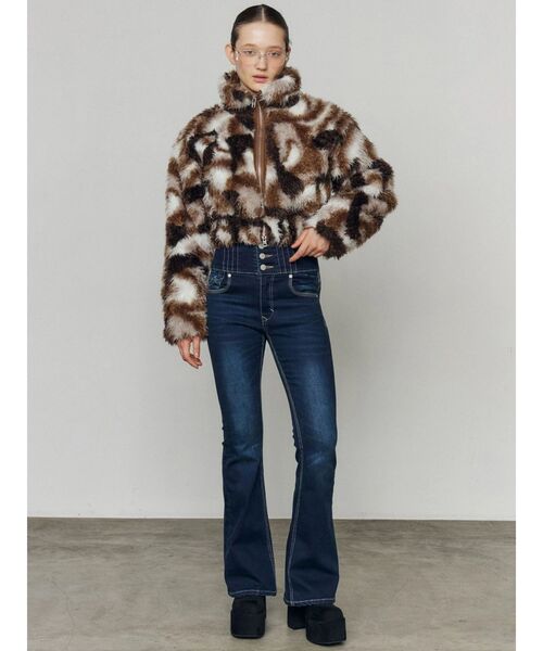 EMODA（エモダ）の「リボンポケットハイウエストパギンス（デニムパンツ・レディース・ブラック/インディゴブルー・SMALL/MEDIUM/X-SMALL）」の18枚目の写真