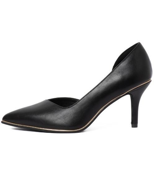 R&E（アールアンドイー）の「【R&E】ゴールドパイピングソールサイドオープンパンプス（パンプス・レディース・ブラック/ベージュ/ブラック系その他/ピンクベージュ・22.0cm/23.5cm/23.0cm/22.5cm/24.5cm/24.0cm）」の12枚目の写真