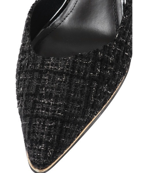 R&E（アールアンドイー）の「【R&E】ゴールドパイピングソールサイドオープンパンプス（パンプス・レディース・ブラック/ベージュ/ブラック系その他/ピンクベージュ・22.0cm/23.5cm/23.0cm/22.5cm/24.5cm/24.0cm）」の7枚目の写真