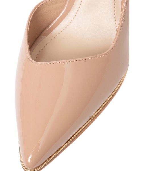 R&E（アールアンドイー）の「【R&E】ゴールドパイピングソールサイドオープンパンプス（パンプス・レディース・ブラック/ベージュ/ブラック系その他/ピンクベージュ・22.0cm/23.5cm/23.0cm/22.5cm/24.5cm/24.0cm）」の9枚目の写真