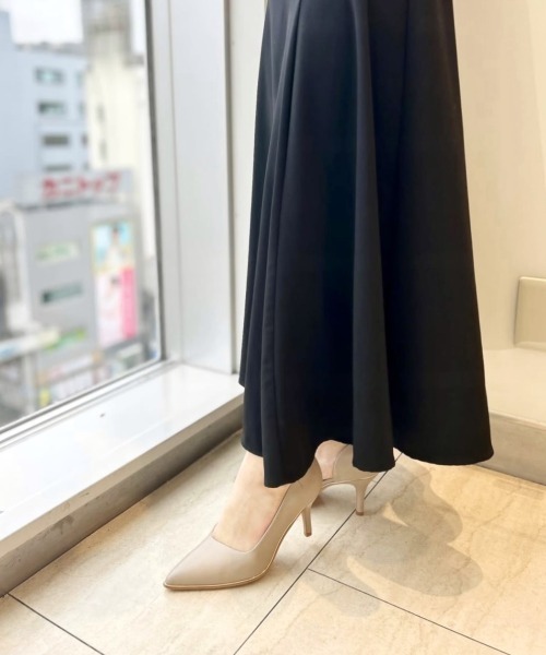 R&E（アールアンドイー）の「【R&E】ゴールドパイピングソールサイドオープンパンプス（パンプス・レディース・ブラック/ベージュ/ブラック系その他/ピンクベージュ・22.0cm/23.5cm/23.0cm/22.5cm/24.5cm/24.0cm）」の20枚目の写真