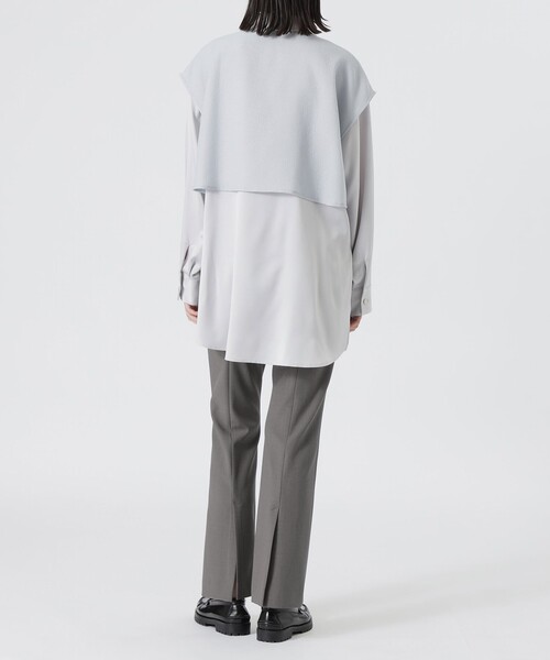 LOVELESS（ラブレス）の「レイヤードライクシャツ（シャツ/ブラウス・レディース・ホワイト系その他/グレー/ブラック・34/36）」の16枚目の写真