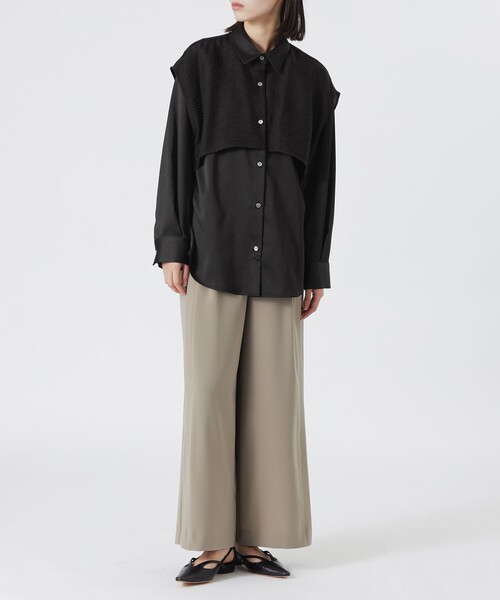 LOVELESS（ラブレス）の「レイヤードライクシャツ（シャツ/ブラウス・レディース・ホワイト系その他/グレー/ブラック・34/36）」の17枚目の写真