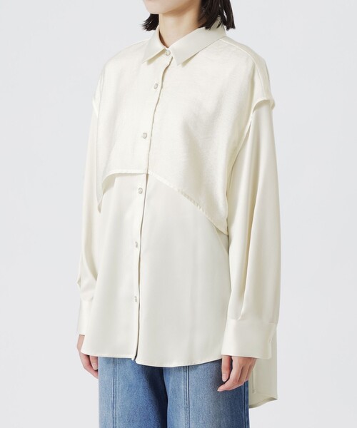 LOVELESS（ラブレス）の「レイヤードライクシャツ（シャツ/ブラウス・レディース・ホワイト系その他/グレー/ブラック・34/36）」の19枚目の写真