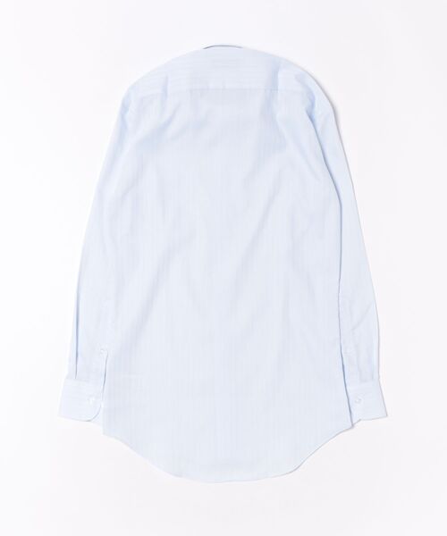 TOKYO SHIRTS(トウキョウシャツ)の「形態安定ノンアイロン ワイド 長袖ビジネスワイシャツ(ビジネスシャツ・メンズ・ブルー・首回り37cm-裄丈80cm/首回り39cm-裄丈80cm/首回り39cm-裄丈84cm/首回り41cm-裄丈82cm/首回り41cm-裄丈86cm/首回り42cm-裄丈82cm/首回り42cm-裄丈86cm/首回り43cm-裄丈82cm/首回り43cm-裄丈86cm/首回り37cm-裄丈84cm)」の7枚目の写真