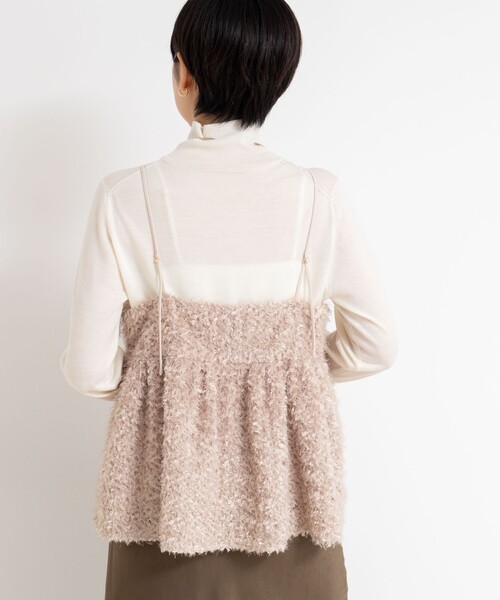 手洗い可能》18Gウール100%ハイネックプルオーバー（ニット/セーター