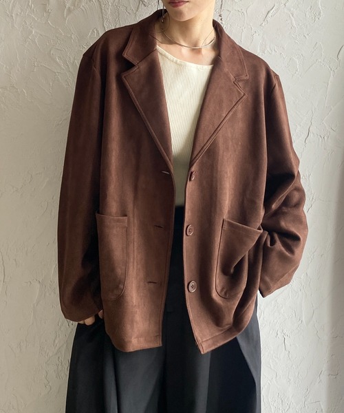 She's Closet（シーズクローゼット）の「フェイクスエード長袖