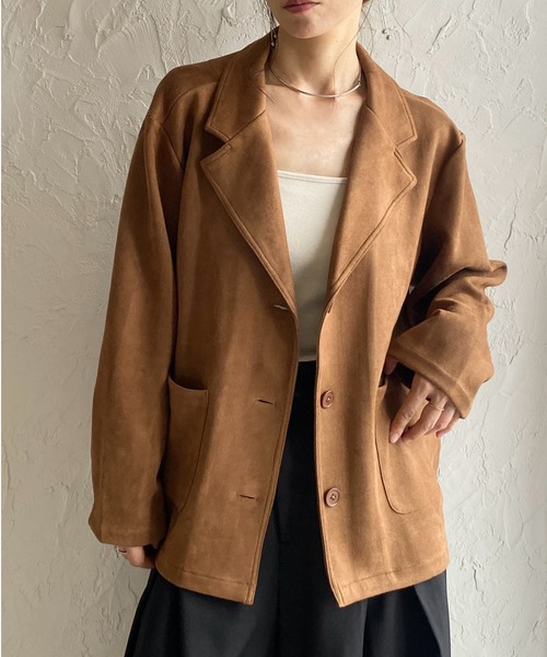 She's Closet（シーズクローゼット）の「フェイクスエード長袖