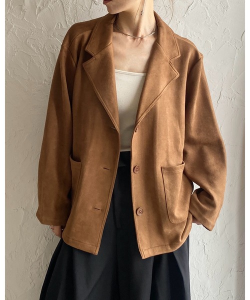 She's Closet（シーズクローゼット）の「フェイクスエード長袖