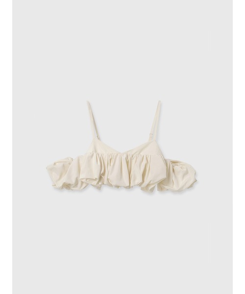 EIMY ISTOIRE（エイミーイストワール）の「ラッフルデザインビスチェ（その他トップス・レディース・ブラック/ホワイト・F）」の10枚目の写真