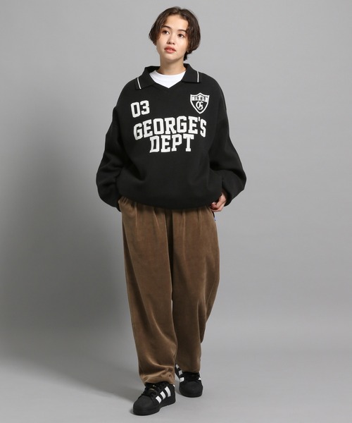GEORGE'S（ジョージズ）の「ベロアワイドパンツ（その他パンツ・メンズ・ブラック/ブラウン・MEDIUM/LARGE）」の13枚目の写真