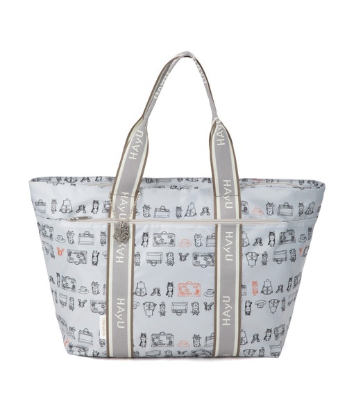 ace.(エース)の「ハユ 折り畳みトートバッグ フォールディング 30L 340g 17862(トートバッグ・レディース・ピンク/ネイビー/ベージュ/グレー・FREE)」の12枚目の写真