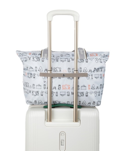 ace.(エース)の「ハユ 折り畳みトートバッグ フォールディング 30L 340g 17862(トートバッグ・レディース・ピンク/ネイビー/ベージュ/グレー・FREE)」の21枚目の写真