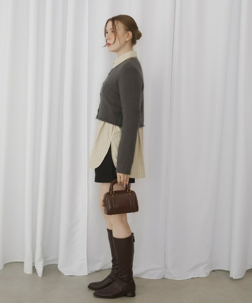 Olu.（オルドット）の「コンパクトボストンバッグ（ボストンバッグ・レディース・ブラウン/ブラック・FREE）」の18枚目の写真