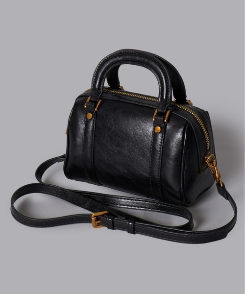 Olu.（オルドット）の「コンパクトボストンバッグ（ボストンバッグ・レディース・ブラウン/ブラック・FREE）」の22枚目の写真