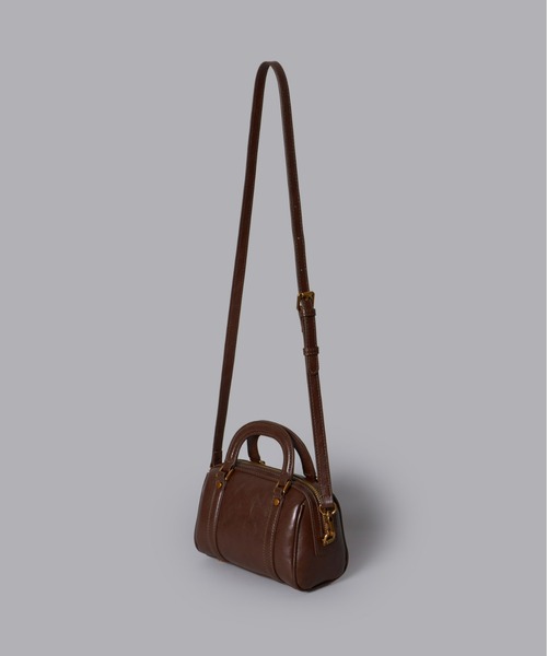 Olu.（オルドット）の「コンパクトボストンバッグ（ボストンバッグ・レディース・ブラウン/ブラック・FREE）」の4枚目の写真