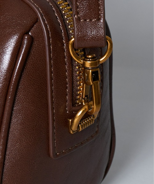 Olu.（オルドット）の「コンパクトボストンバッグ（ボストンバッグ・レディース・ブラウン/ブラック・FREE）」の5枚目の写真