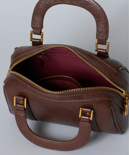 Olu.（オルドット）の「コンパクトボストンバッグ（ボストンバッグ・レディース・ブラウン/ブラック・FREE）」の10枚目の写真