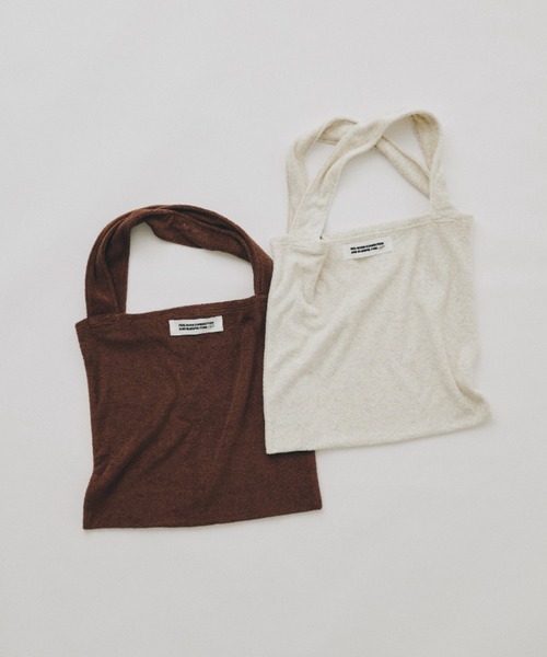 FEEL GOOD CONNECTION AND BLISSFUL TIME(フィールグッドコネクションアンドブリスフルタイム)の「パイルBIGトートBAG(トートバッグ・レディース・オートミール/ブラウン・FREE)」の2枚目の写真
