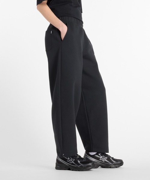 NEW BALANCE（ニューバランス）の「ニューバランス New Balance フリースバレルレッグパンツ Linear Heritage（その他パンツ・レディース・ブラック/ライトベージュ・S/M/L）」の8枚目の写真