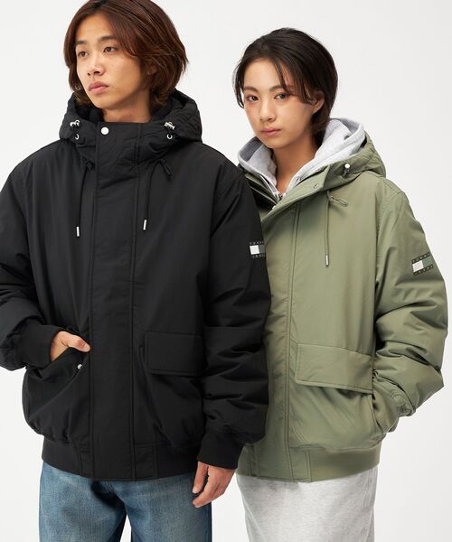 tommy jeans（トミー ジーンズ）の「シティレディボンバージャケット（ブルゾン・メンズ・モスグリーン/ブラック・LARGE/X-LARGE/MEDIUM/SMALL）」の15枚目の写真