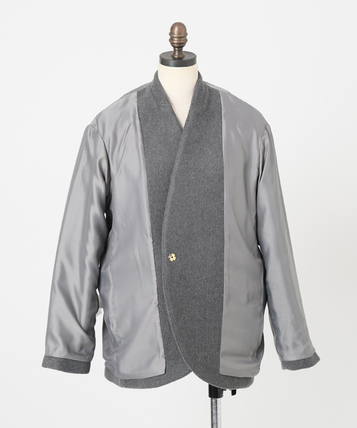 セール】ノーカラーショートコート（ノーカラーコート）｜La TOTALITE