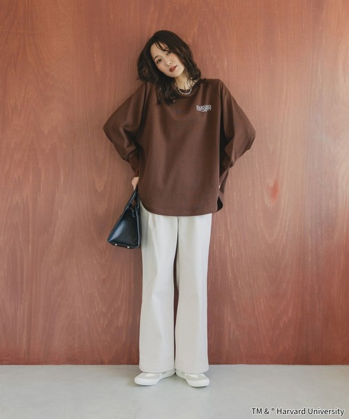 LIFE（ライフ）の「LIFE PICTURE COLLECTION＊カレッジポンチョプルオーバー/593317（Tシャツ/カットソー・レディース・グレー系その他/ダークブラウン/ライトグレー/ダークグレー・FREE）」の11枚目の写真