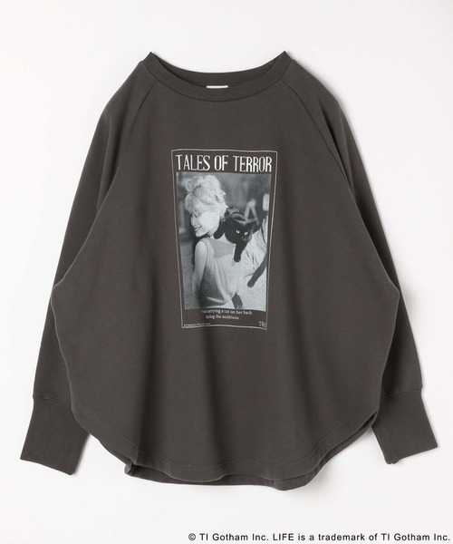 LIFE（ライフ）の「LIFE PICTURE COLLECTION＊カレッジポンチョプルオーバー/593317（Tシャツ/カットソー・レディース・グレー系その他/ダークブラウン/ライトグレー/ダークグレー・FREE）」の20枚目の写真