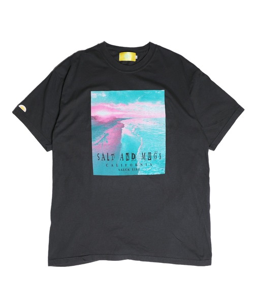 SALT&MUGS(ソルトアンドマグス)の「Long Beach Tee(Tシャツ/カットソー・メンズ・ブラック/ホワイト・X-LARGE/LARGE/MEDIUM)」の1枚目の写真