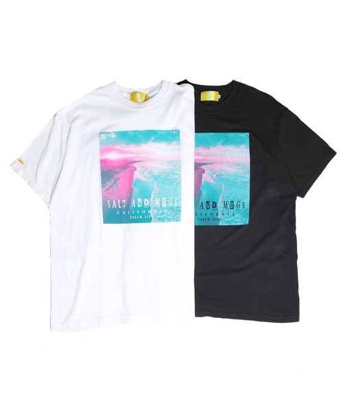 SALT&MUGS(ソルトアンドマグス)の「Long Beach Tee(Tシャツ/カットソー・メンズ・ブラック/ホワイト・X-LARGE/LARGE/MEDIUM)」の4枚目の写真