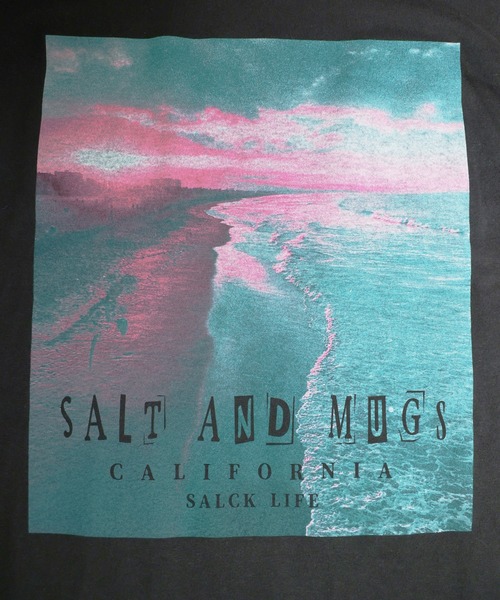 SALT&MUGS(ソルトアンドマグス)の「Long Beach Tee(Tシャツ/カットソー・メンズ・ブラック/ホワイト・X-LARGE/LARGE/MEDIUM)」の6枚目の写真