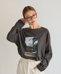 BAYFLOW | フォトプリントワイドロングスリーブT(Tシャツ/カットソー)