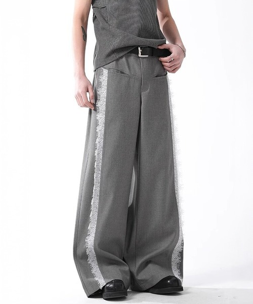 CORPUS TOKYO（コーパス トーキョー）の「レースラインスラックス（スラックス・メンズ・グレー・1/2/3/4）」の3枚目の写真