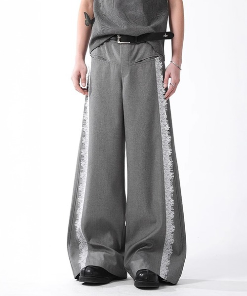 CORPUS TOKYO（コーパス トーキョー）の「レースラインスラックス（スラックス・メンズ・グレー・1/2/3/4）」の6枚目の写真