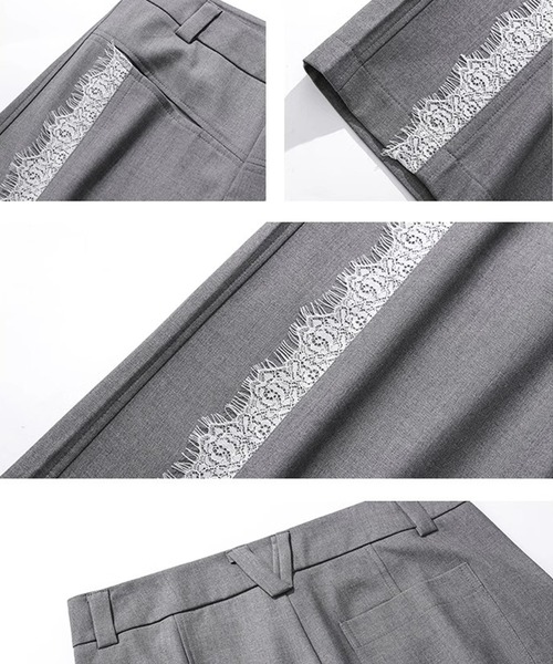 CORPUS TOKYO（コーパス トーキョー）の「レースラインスラックス（スラックス・メンズ・グレー・1/2/3/4）」の8枚目の写真