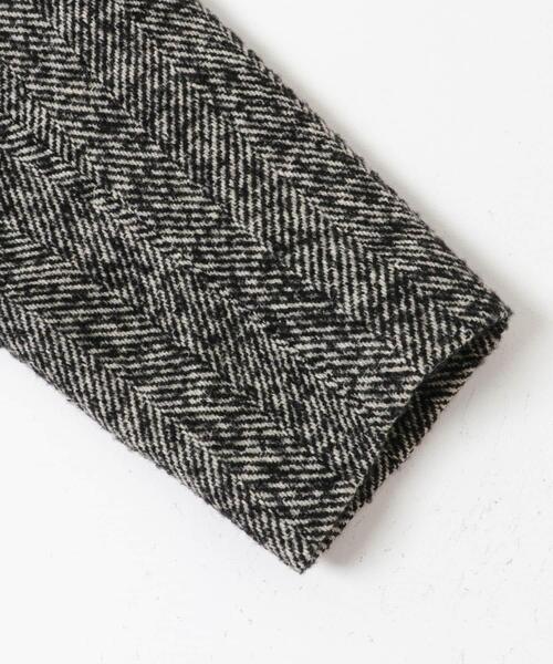 URBAN RESEARCH ROSSO WOMEN（アーバンリサーチ　ロッソ）の「オーバーミドルPコート（ピーコート・レディース・チャコールグレー/ホワイト系その他/ブラック系その他・FREE）」の12枚目の写真