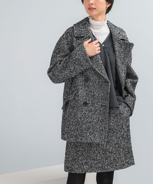 URBAN RESEARCH ROSSO チェック柄 オーバーコート URBAN RESEARCH ROSSO チェック柄 オーバーコート ROSSO 2024 A/W