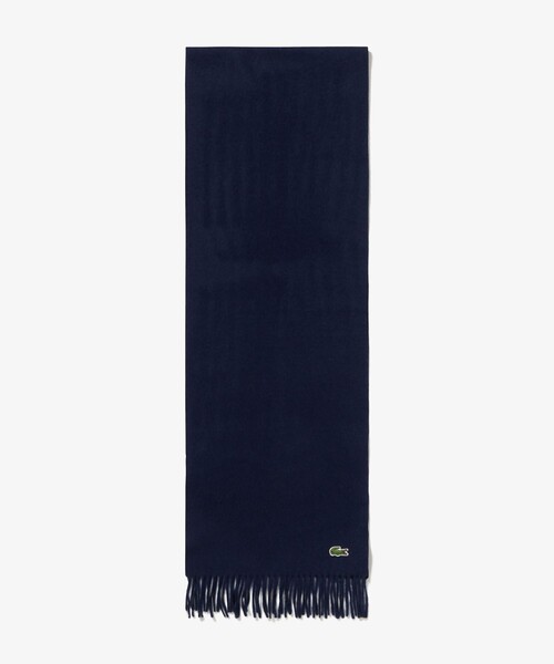 LACOSTE(ラコステ)の「メリノウールスクールマフラー(マフラー・メンズ・ネイビー/ホワイト/グレー/ブラック・FREE)」の11枚目の写真