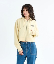 RVCA レディース NEAT ZIP HOODIE パーカー 【2025年秋冬モデル】 @autumn/ルーカダブルジップアップパーカー・フーディー