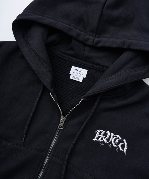 RVCA（ルーカ）の「RVCA レディース NEAT ZIP HOODIE パーカー 【2025年秋冬モデル】 @autumn/ルーカダブルジップアップパーカー・フーディー（パーカー・レディース・ブラック/ブラウン系その他/イエロー系その他・SMALL/MEDIUM）」の12枚目の写真