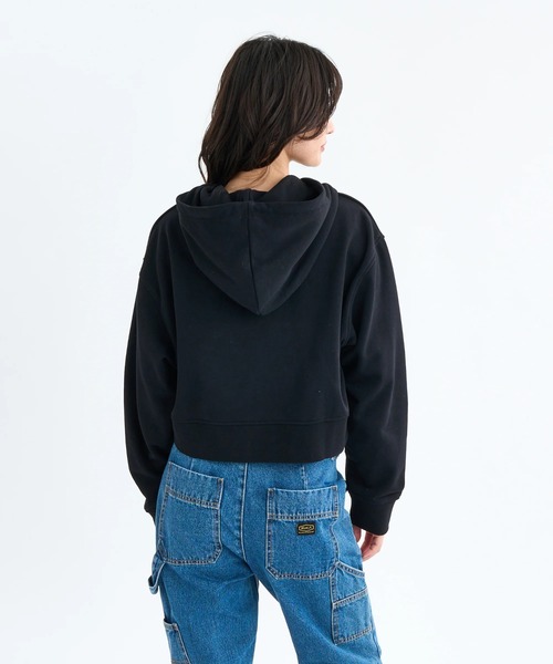 RVCA（ルーカ）の「RVCA レディース NEAT ZIP HOODIE パーカー 【2025年秋冬モデル】 @autumn/ルーカダブルジップアップパーカー・フーディー（パーカー・レディース・ブラック/ブラウン系その他/イエロー系その他・SMALL/MEDIUM）」の10枚目の写真