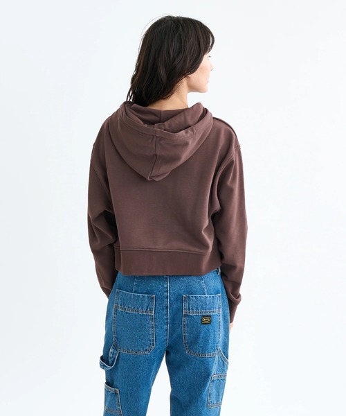 RVCA（ルーカ）の「RVCA レディース NEAT ZIP HOODIE パーカー 【2025年秋冬モデル】 @autumn/ルーカダブルジップアップパーカー・フーディー（パーカー・レディース・ブラック/ブラウン系その他/イエロー系その他・SMALL/MEDIUM）」の6枚目の写真